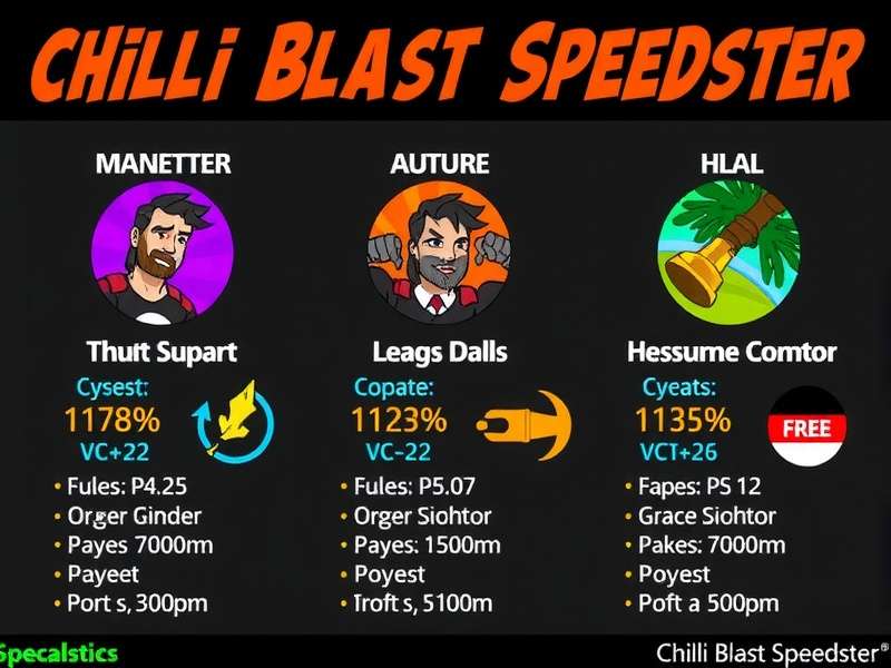 Chilli Blast Speedster Player Statistics